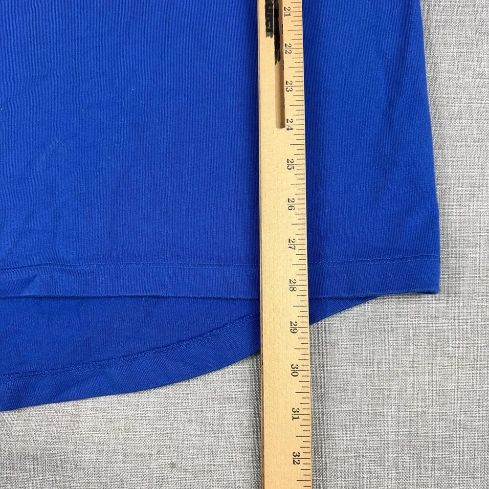 Nike Shirt Mens Medium Blue Short Sleeve Hooded The Nike Player Tee AJ6714-493